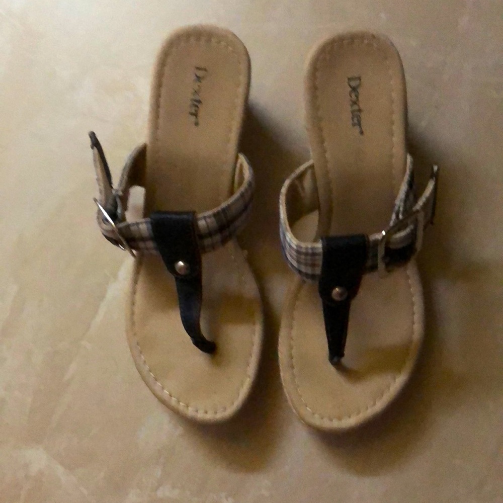 Summer wedge sandal gently used.  Great with jeans, dresses and shorts.